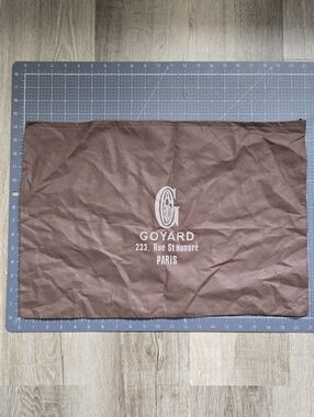 Goyard Dust Bag Brown Drawstring Storage Bag Purse Protector 14.5x21